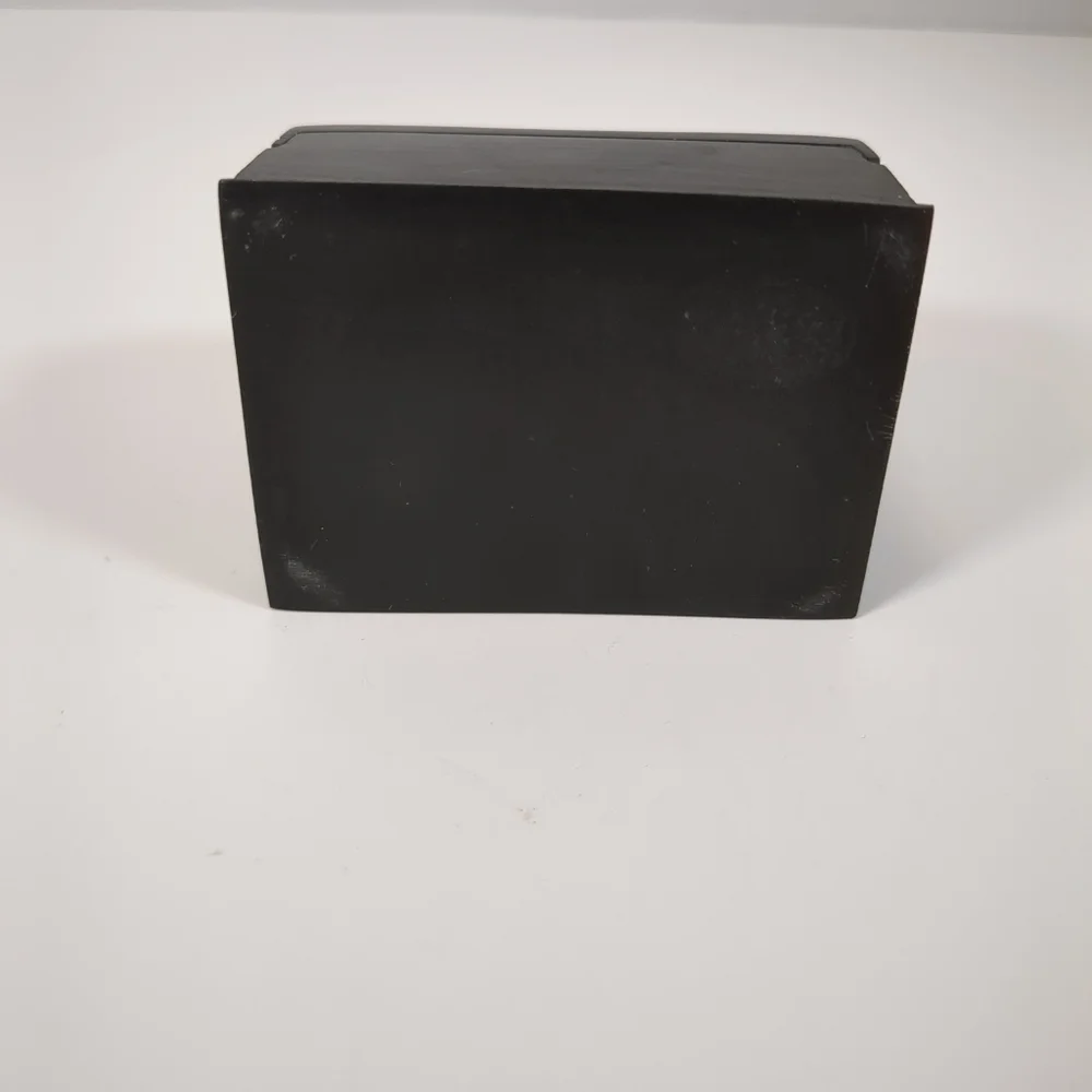Bidri metal handcrafted floral silver inlay small trinket box